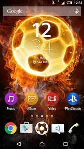 Xperia Theme - Football screenshot 0