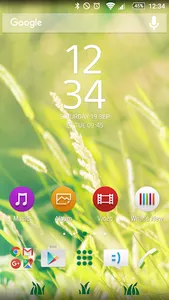 Xperia Theme - Grass FREE screenshot 0