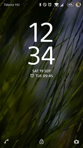 Xperia Theme - Grass FREE screenshot 1