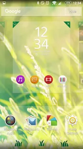 Xperia Theme - Grass FREE screenshot 2