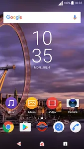 Xperia Theme - London screenshot 0