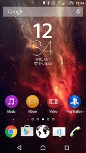 Xperia Theme - Space screenshot 0