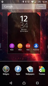 Xperia Theme - Space screenshot 2