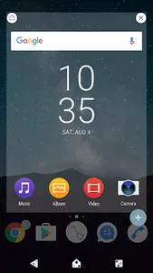 Xperia Theme - Night Stars screenshot 4