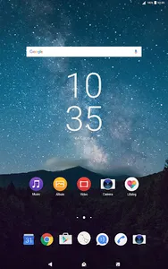 Xperia Theme - Night Stars screenshot 5