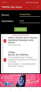 Pune Local Bus Guide Live Time screenshot 1