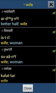 Punjabi Kosh -- Dictionary screenshot 6