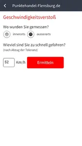 Bußgeldrechner & Punktehandel screenshot 1