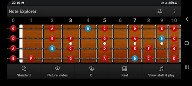 Bass Guitar Note Trainer screenshot 0