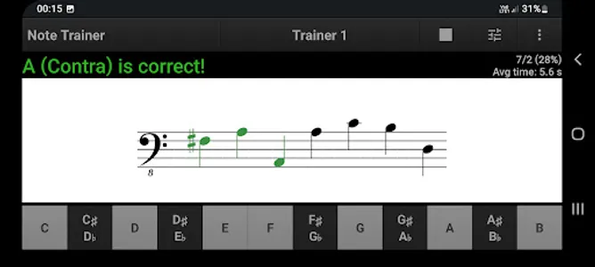 Bass Guitar Note Trainer screenshot 4