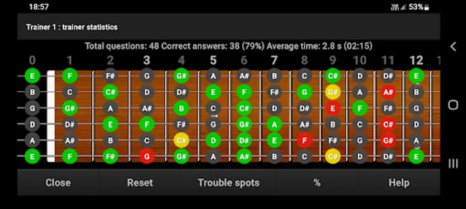 Guitar Note Trainer screenshot 5