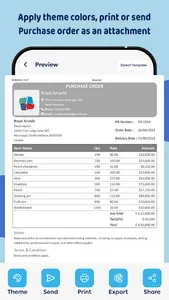 PO - Purchase Order Generator screenshot 5