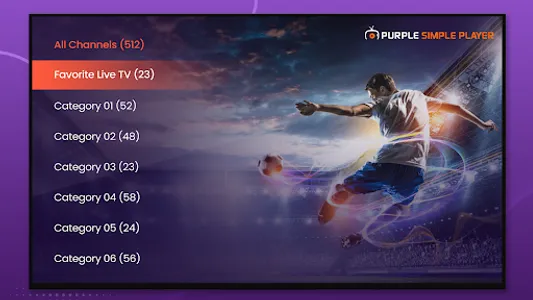 Purple Simple - IPTV Player screenshot 16