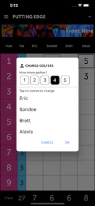 Putting Edge Scorecard screenshot 5