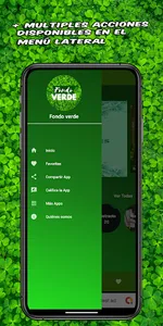 Green background screenshot 3