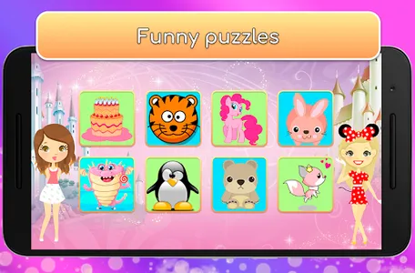 Kids Games for Girls. Puzzles screenshot 1