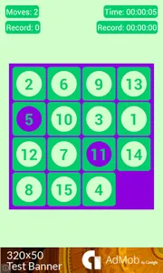 15 Puzzle MironApp screenshot 2