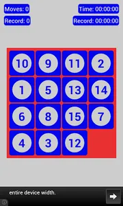 15 Puzzle MironApp screenshot 3