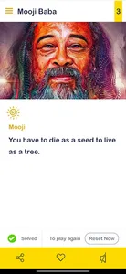 Mooji Baba Quote Puzzles -QuPu screenshot 5