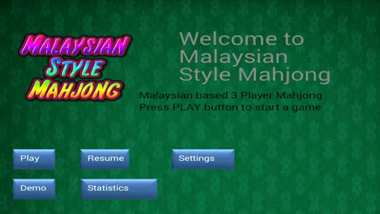 Malaysian Style Mahjong screenshot 1