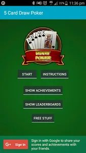 Five Card Draw Poker screenshot 0