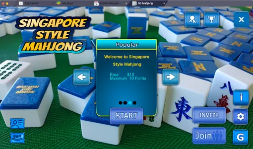 Singapore Style Mahjong screenshot 0