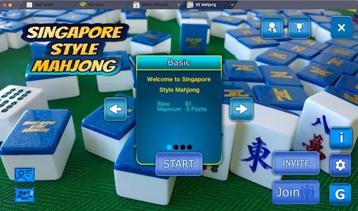 Singapore Style Mahjong screenshot 1