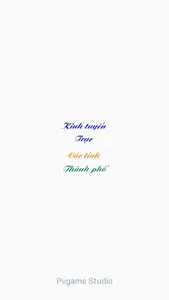 Kinh tuyến trục các tỉnh screenshot 1
