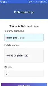 Kinh tuyến trục các tỉnh screenshot 3