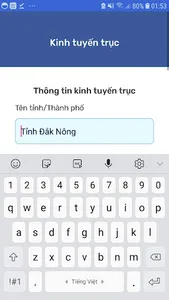Kinh tuyến trục các tỉnh screenshot 4
