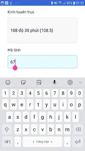 Kinh tuyến trục các tỉnh screenshot 6