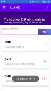 Tra cứu loại đất screenshot 6