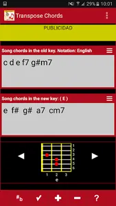 Transpose Chords screenshot 0