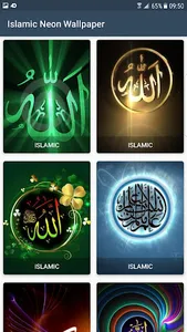 Islamic Neon Wallpaper HD screenshot 0