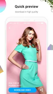 HD Girl Video Wallpaper screenshot 1