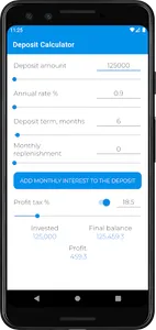 Deposit Calculator screenshot 1