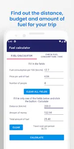 Fuel Calculator screenshot 0