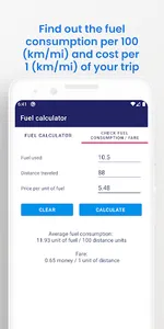 Fuel Calculator screenshot 1