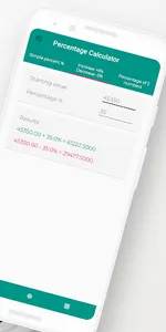 Percentage Calculator screenshot 1