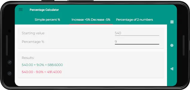 Percentage Calculator screenshot 5