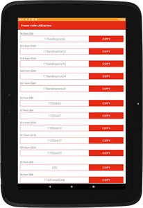 Promo codes AliExpress screenshot 5