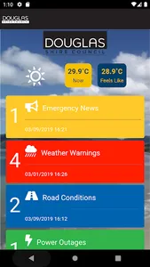 Douglas Disaster Dashboard screenshot 0
