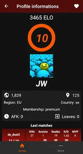 FACEIT Stalker - stalk your st screenshot 2