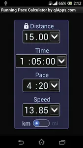 Running Pace Calculator screenshot 0