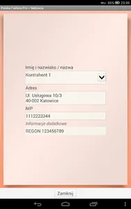 Polska Faktura Pro screenshot 2