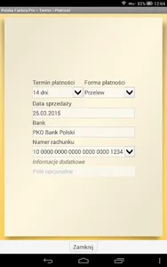 Polska Faktura Pro screenshot 3