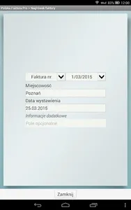 Polska Faktura Pro screenshot 9