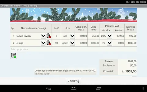 Świąteczna Faktura screenshot 14