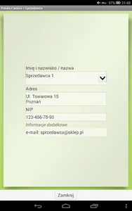 Polska Faktura screenshot 10