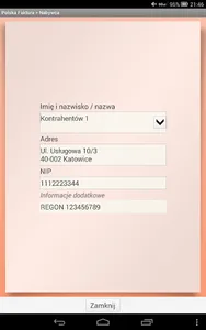 Polska Faktura screenshot 2
